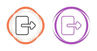 Exit Vector Icon