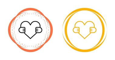 Hand Holding Heart Vector Icon