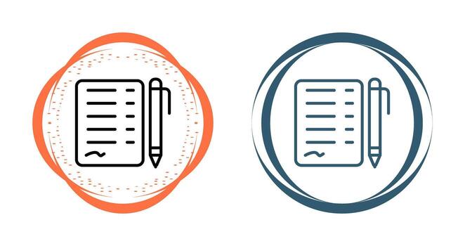 Document Signed Vector Icon