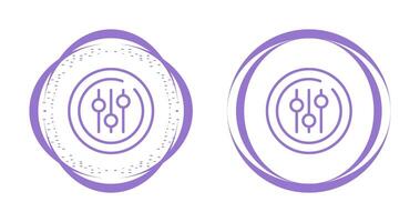 Audio Equalizer Circle Vector Icon