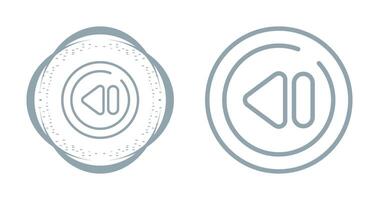 Previous Track Circle Vector Icon