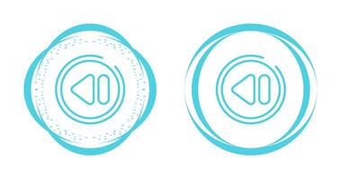 Rewind Button Vector Icon