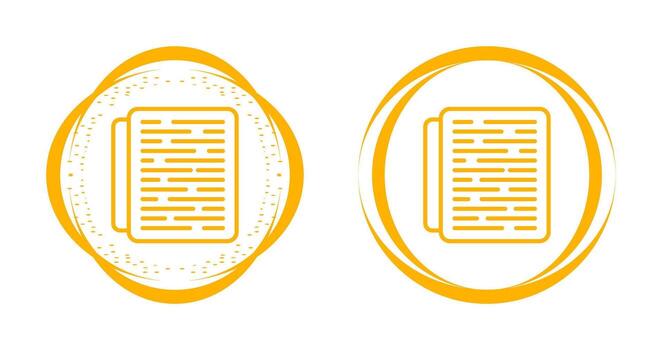 icono de vector de documento