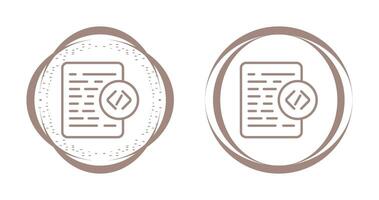 Document Metadata Vector Icon