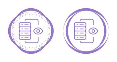 Server Monitoring Vector Icon