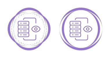 Server Monitoring Vector Icon