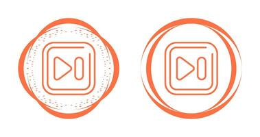Next Track Square Vector Icon