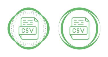 CSV Vector Icon