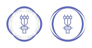 cable terminación manga vector icono