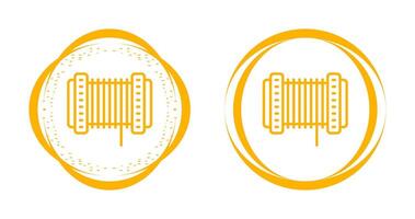 cable carrete vector icono