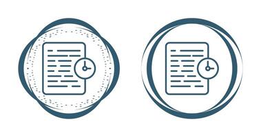 Document History Vector Icon