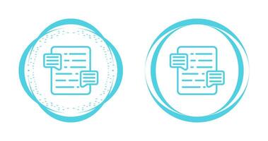 Document Commenting Vector Icon