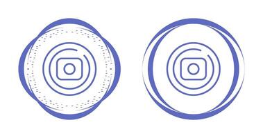 grabar circulo vector icono