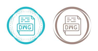 dwg vector icono