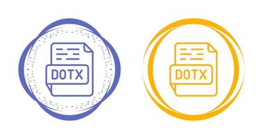 DOTX Vector Icon