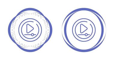 Video Play Circle Vector Icon