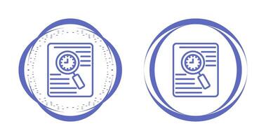 Document Tracking Vector Icon