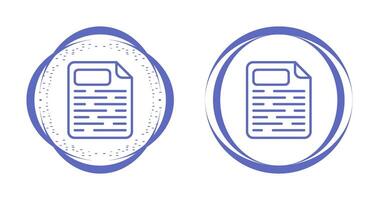 Page Facing Up Vector Icon