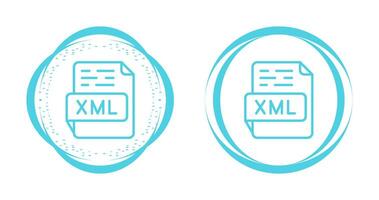 icono de vector xml