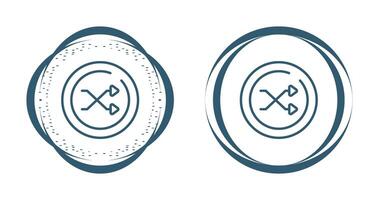 Shuffle Circle Vector Icon