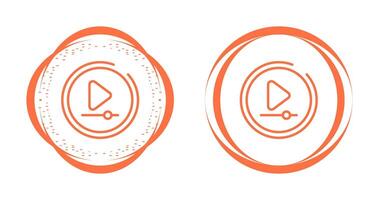 Video Play Button Vector Icon