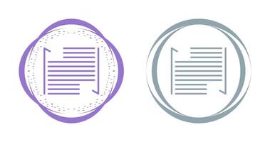 Indent Vector Icon
