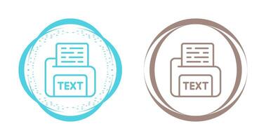 Text File Vector Icon