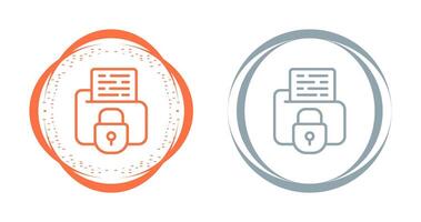 Secure Folder Vector Icon