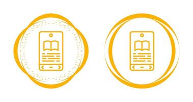 E book Reader Vector Icon