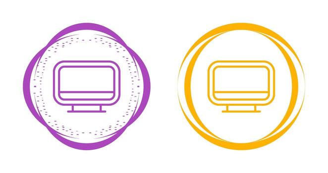 icono de vector de computadora