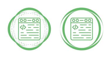 Browser Vector Icon