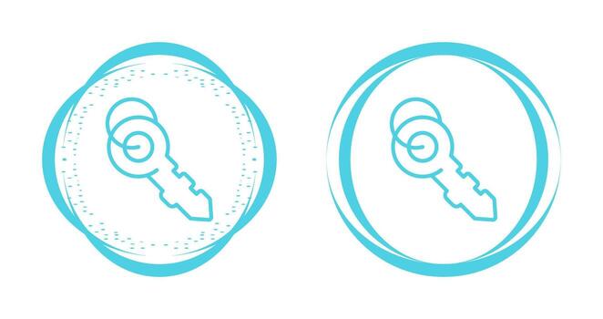 icono de vector clave