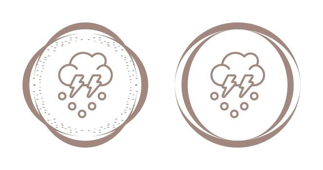 icono de vector de nube