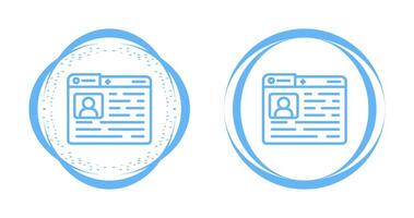 Profile Vector Icon