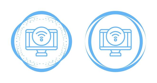 icono de vector de computadora