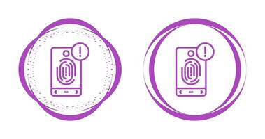 Biometric Identification Vector Icon