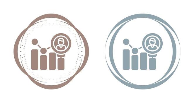 Customer Analytics Vector Icon