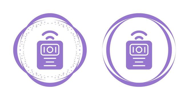 inalámbrico intercomunicador vector icono