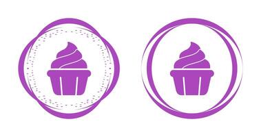 icono de vector de cupcake