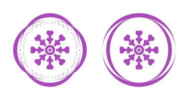 Love snowflake Vector Icon