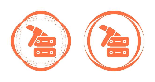 icono de vector de minería de datos