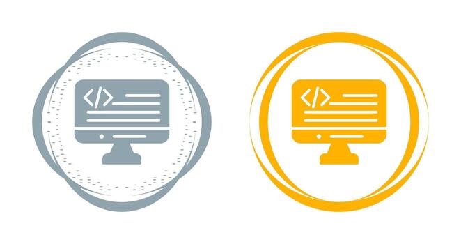 Programming Language Vector Icon