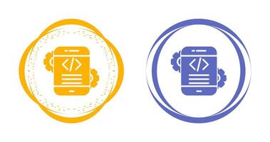 Mobile App Development Vector Icon