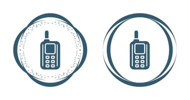 icono de vector de walkie-talkie