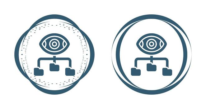 icono de vector de visualización de datos