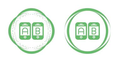 A B Testing Vector Icon