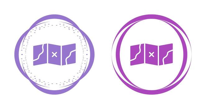 icono de vector de mapa