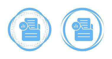 Document Analytics Vector Icon