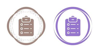 List Check Vector Icon