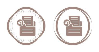 Document Insert Audio Vector Icon